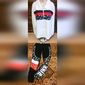 Nwt vhtf vs pink floral set